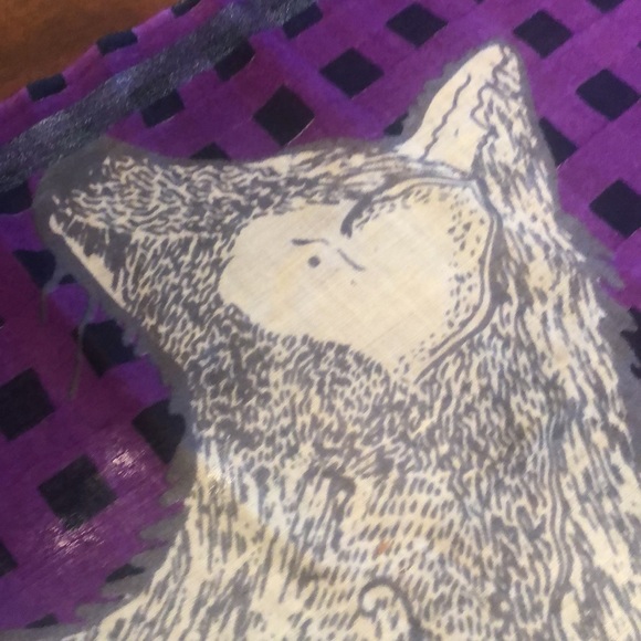 100% FINE WOOL SCARF - Picture 5 of 8